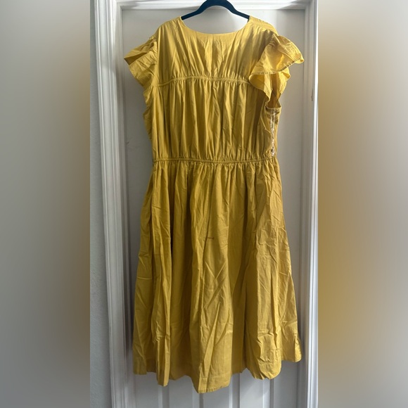 Lane Bryant Short Sleeve Solid Dresses Midi - Picture 3 of 5